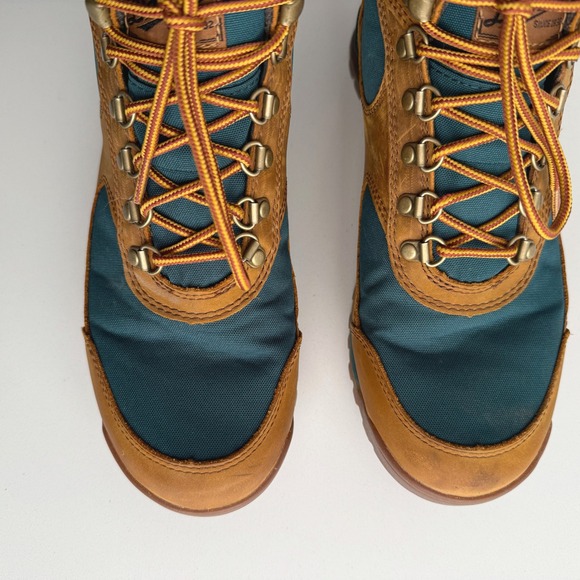 Danner EUC Jag II Waterproof Brown Deep Teal Lace Up Hiking Boots women 8.5 - Picture 4 of 8